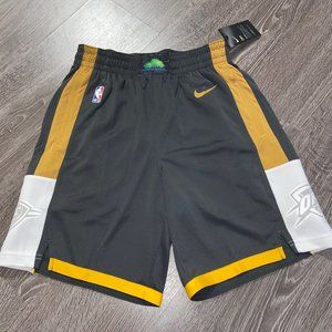 Nike NBA OKC Thunder City Edition Swingman Shorts Charcoal Mens M BV5881-060 NEW